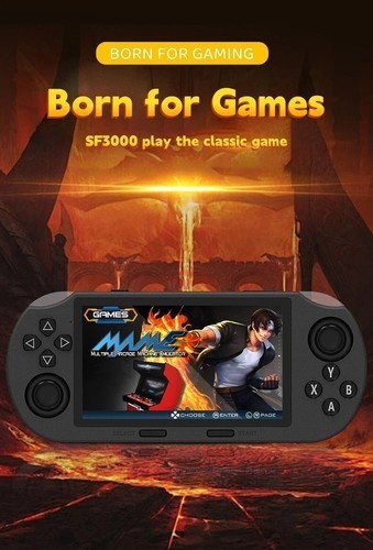 SF3000 Handheld Game Console 4.5″ IPS Screen 20000+ Retro Arcade Video Games NEW