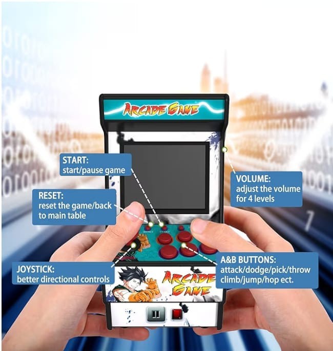 Mini Arcade Machine Retro Gaming Console Handheld 156 Games WE SHIP OVERSEAS