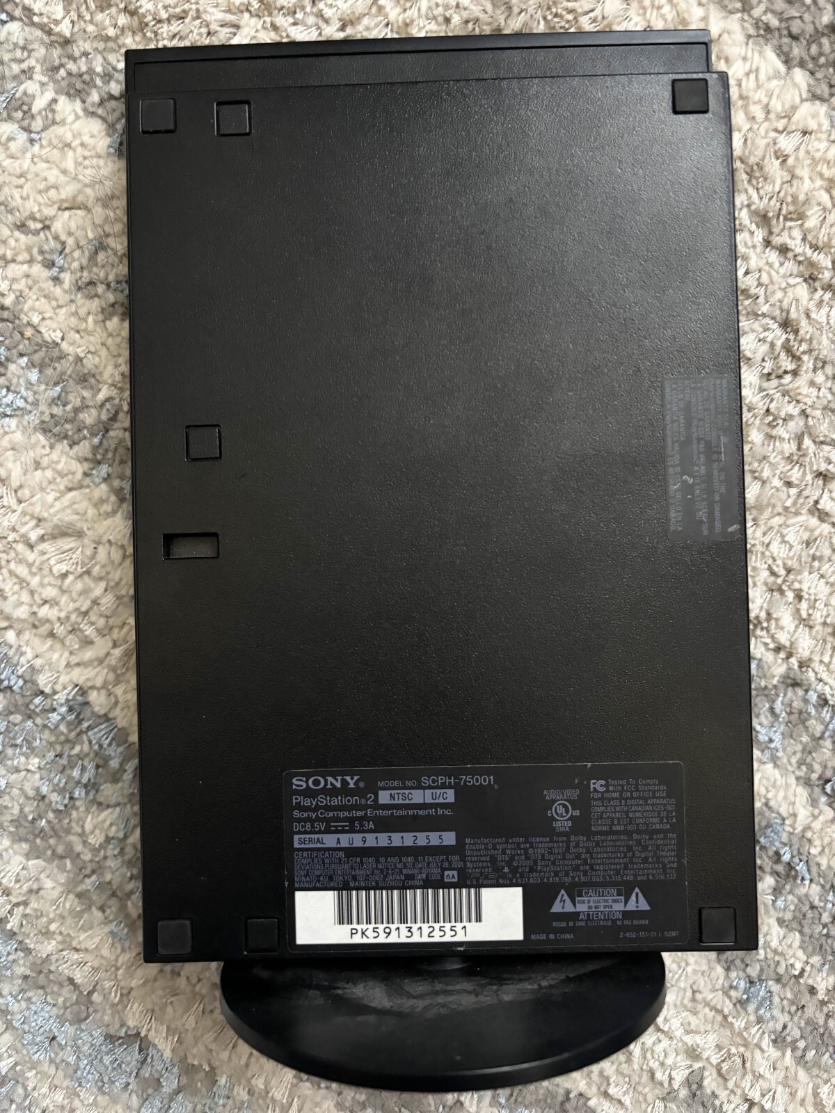 Sony PlayStation 2 Slim Launch Edition, no contoller