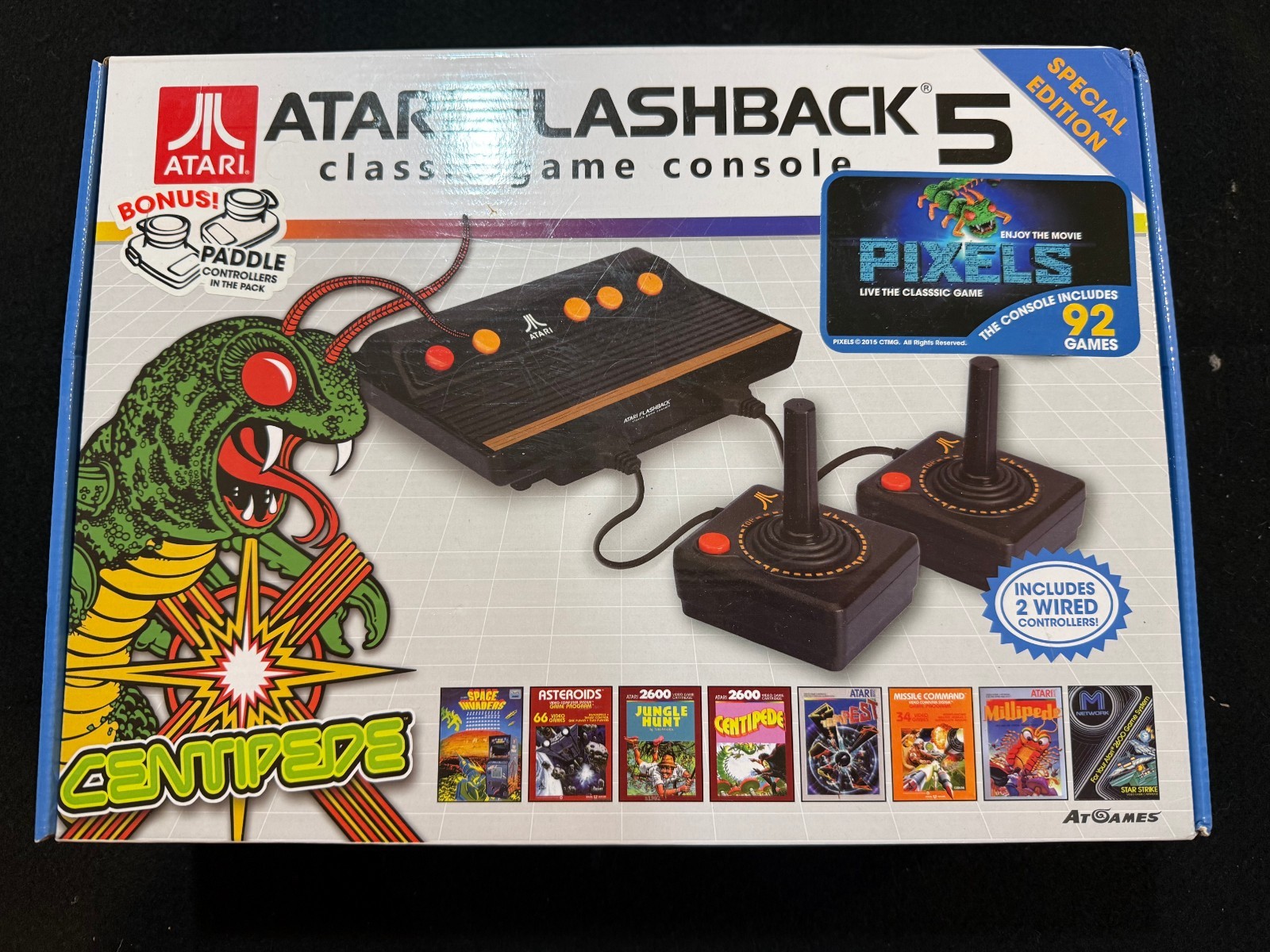 Atari Flashback 5 Classic Game Console Collector’s Edition 92 Built-In Games New