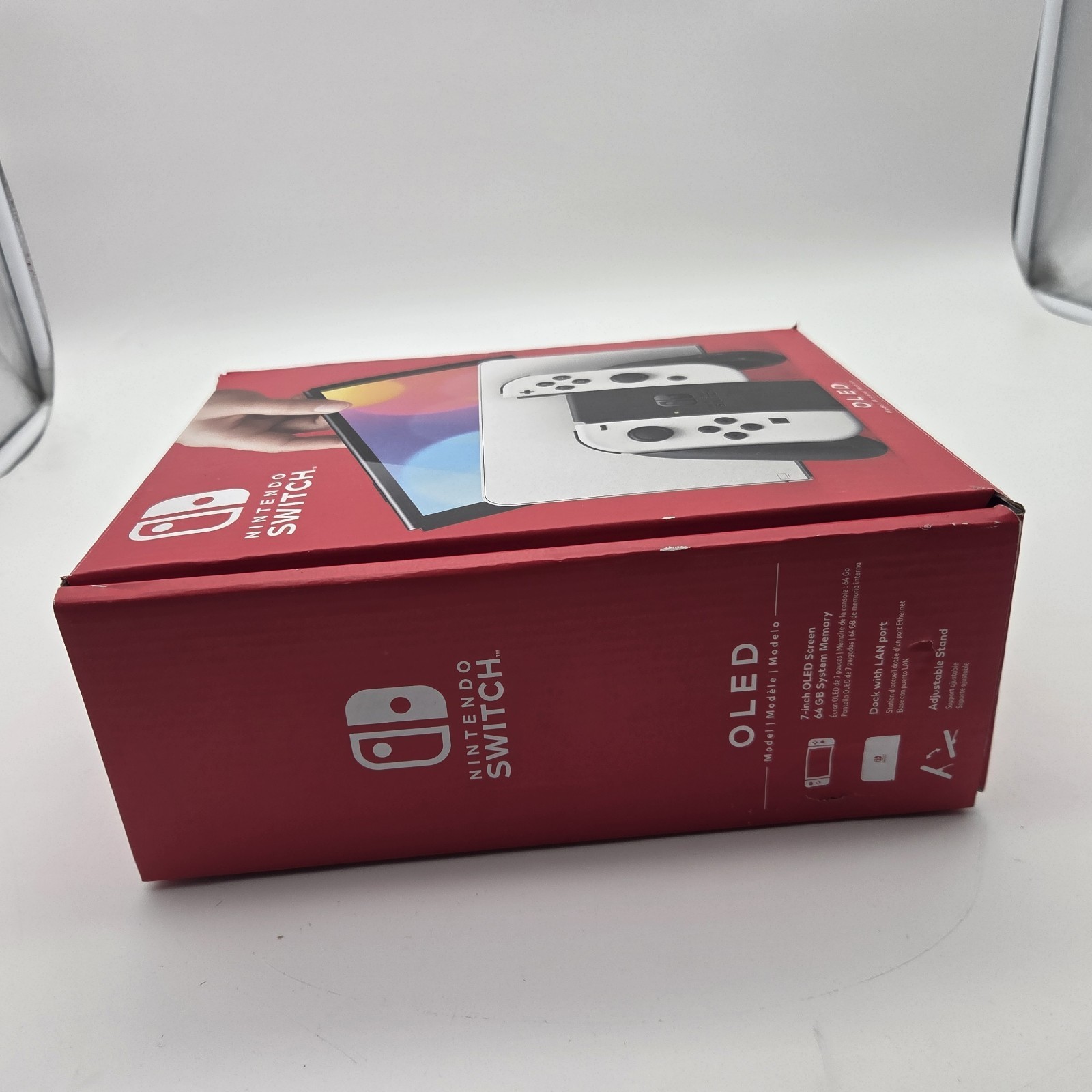 Nintendo Switch OLED HEG-001 Sysyem Console White W/ Joycons & Box Adult Owned