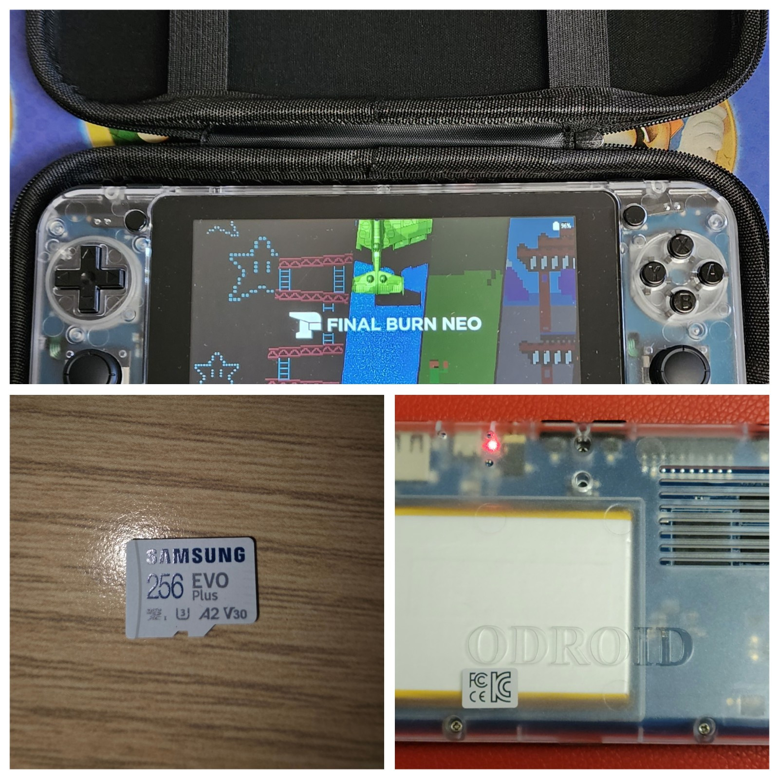 Odroid GO Ultra 6-Core Amlogic S922X 256GB configured retro gaming handheld