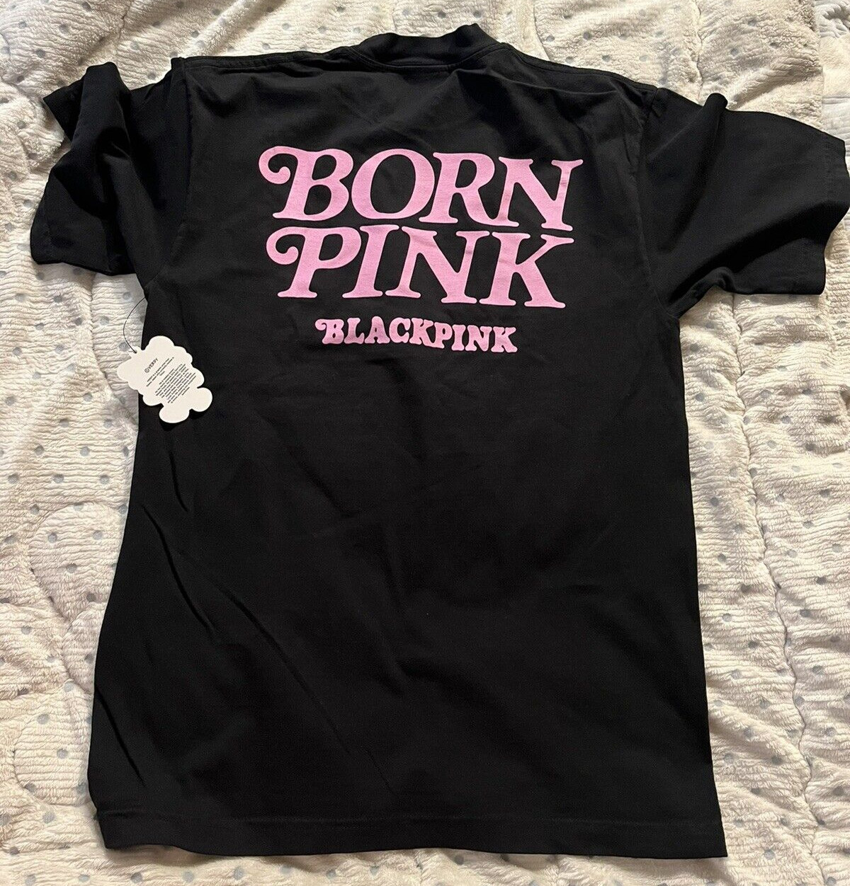 NEW BlackPink X Verdy Born Pink T-Shirt Size Small Pop-Up Girls Don’t Cry Black