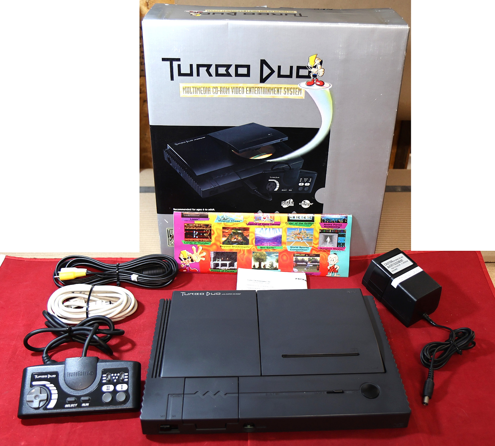 TurboDuo Console System CIB w/Poster (No Manual) – Authentic 🌟