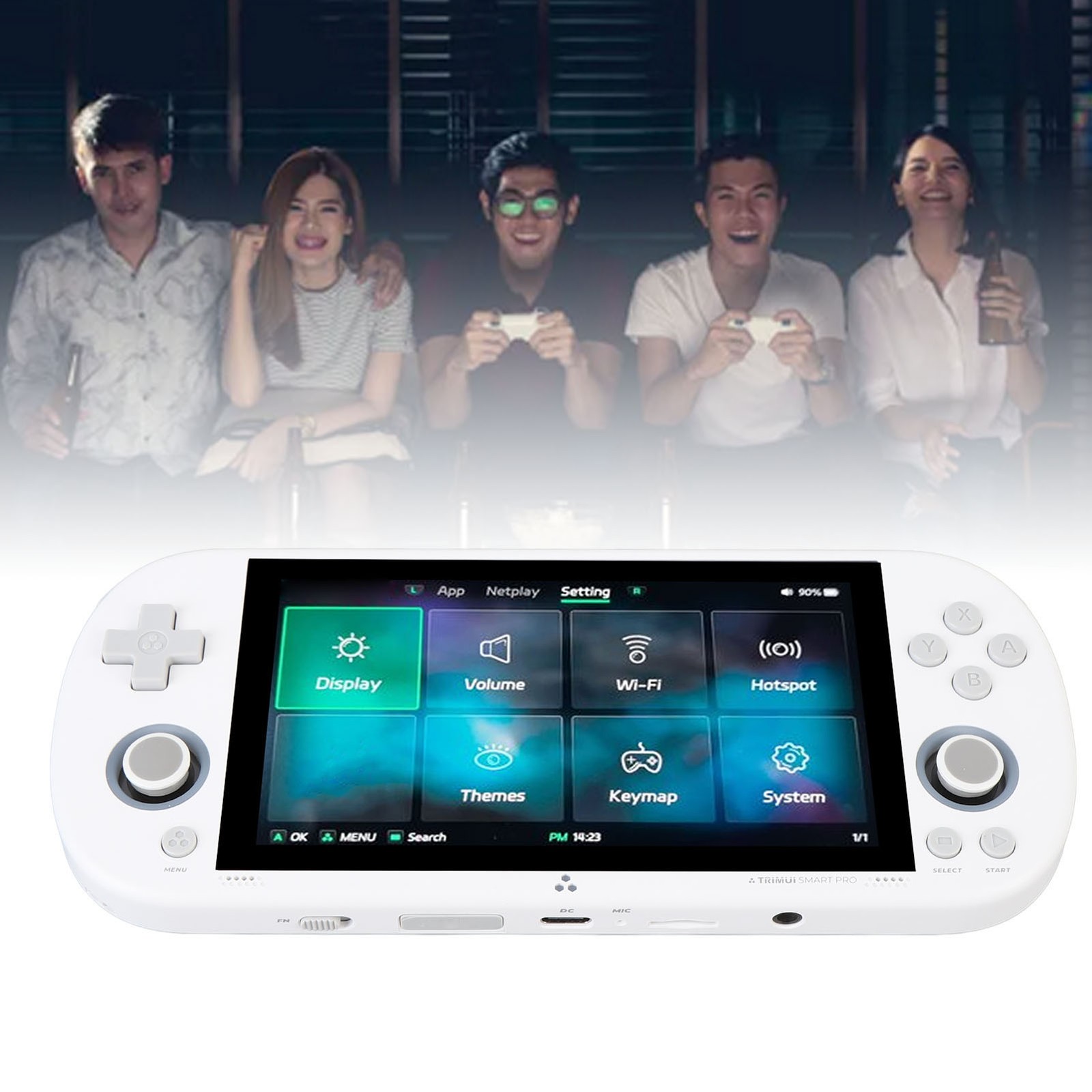Handheld Retro Game Console 4.96 Inch 720×1280 IPS Screen Portable 64GB Vid XHPW