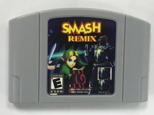 SMASH REMIX For n64 Video Game English US