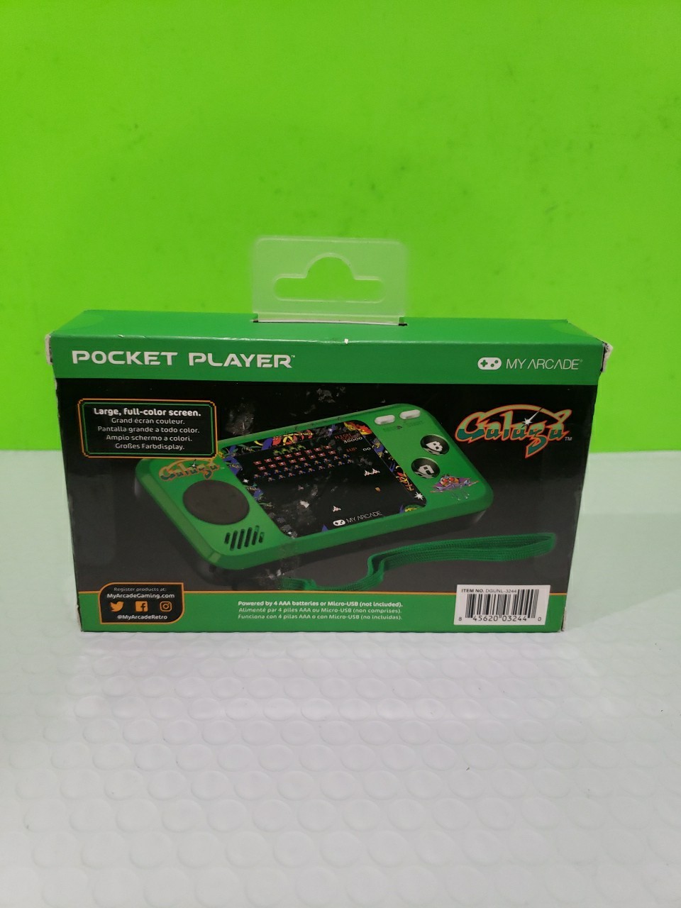 My Arcade Pocket Player Handheld Game Console: 3 Built In Games, Galaga, Galaxia
