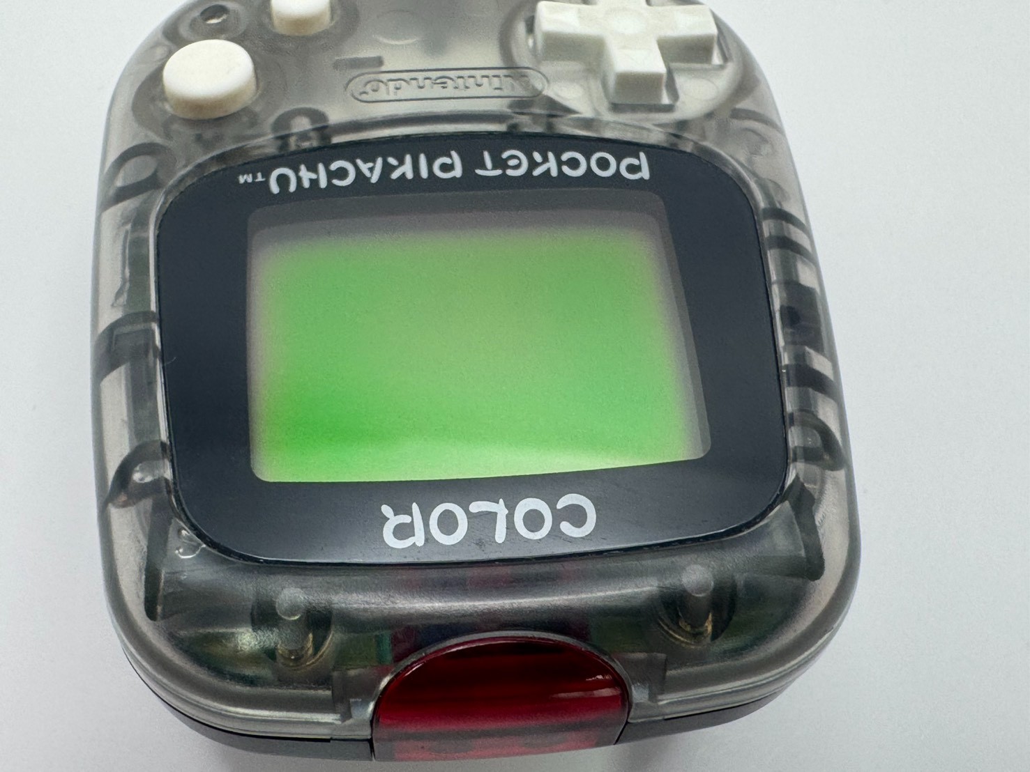 Pocket Pikachu Color &Clear Pedometer Pokemon Manual Japan Tested IR Untested