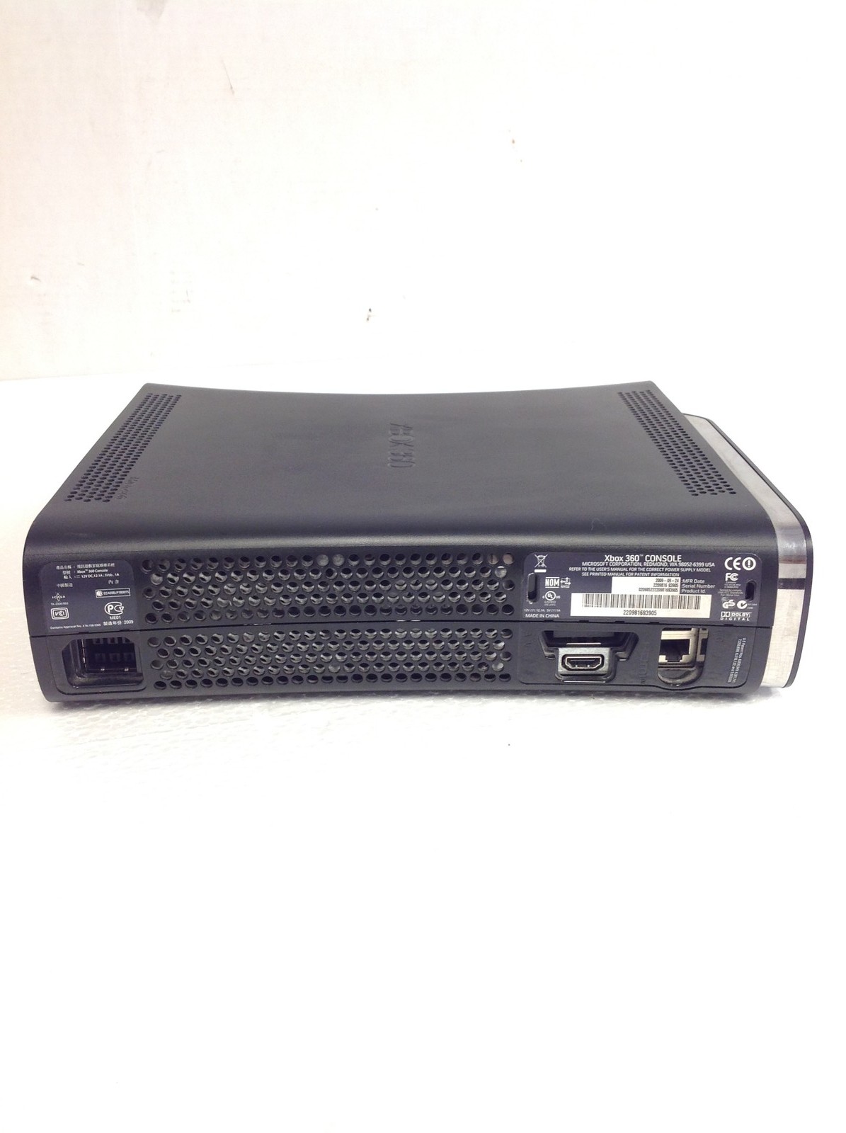 Microsoft Xbox 360 Black Gaming Console 120GB HDD, No Cords, FREE SHIPPING