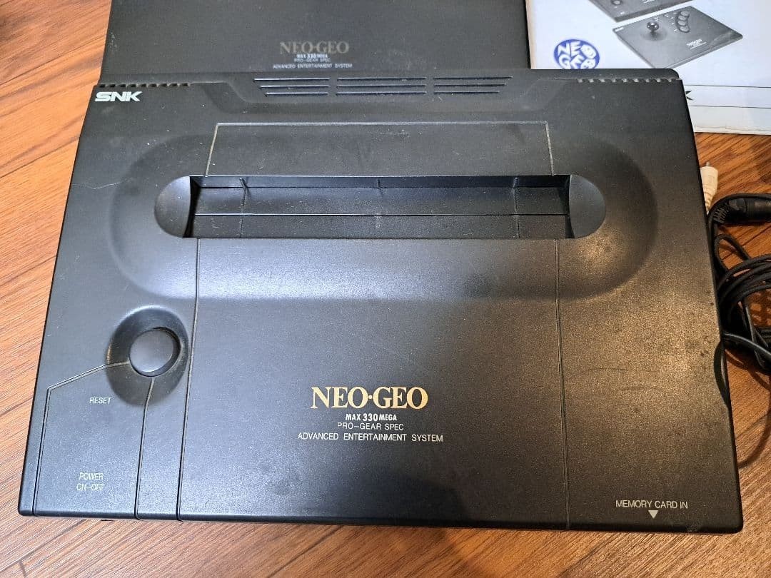 SNK NEO-GEO console, one controller, and power supply Used
