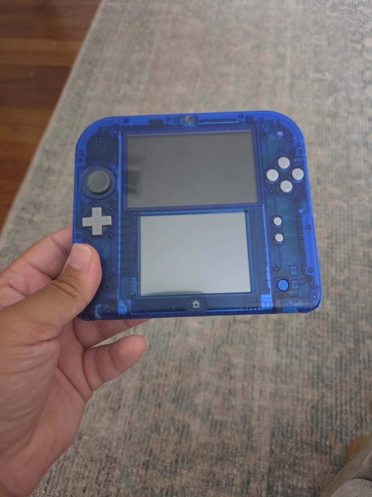 Nintendo 2DS Crystal Blue NEAR MINT