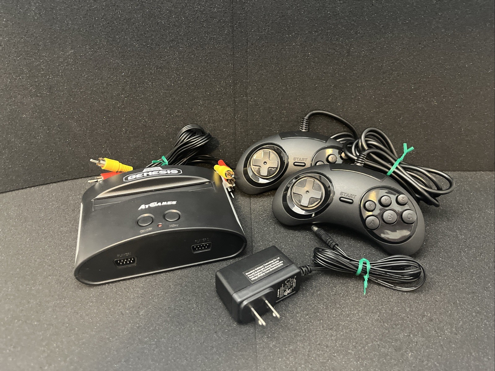 SEGA Genesis Classic Black Game Console with 81 Preloaded Games Read Description
