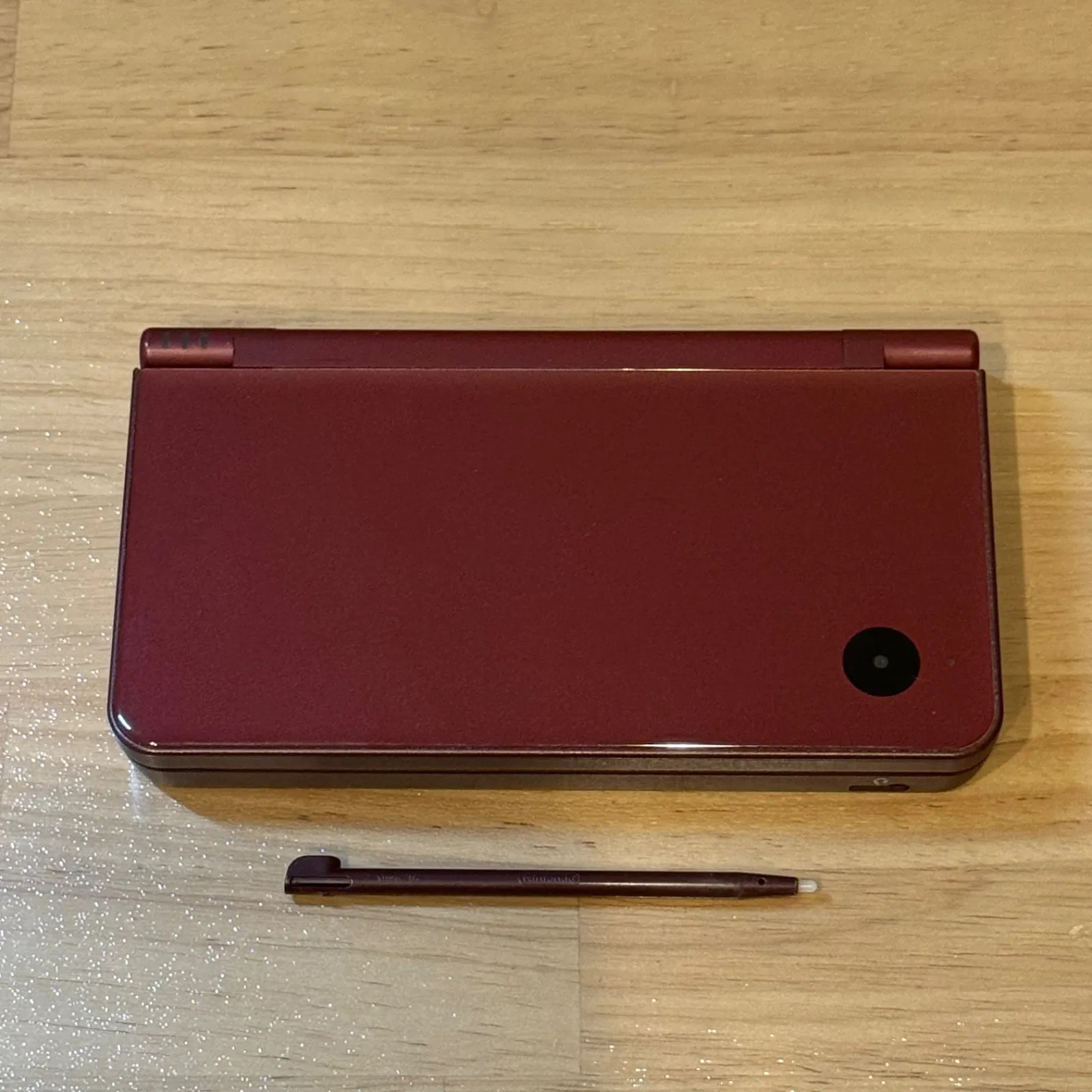 Nintendo DSi LL Wine Red Console Tested Working Region Free Stylus Included
