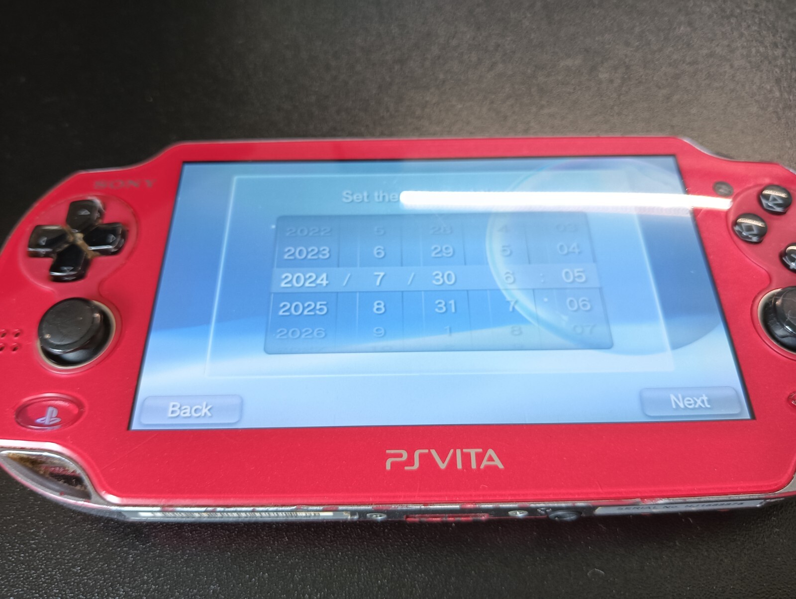 PS Vita PCH-1000 Cosmic Red ZA03 Console Only | Used & Tested | Sony PlayStation
