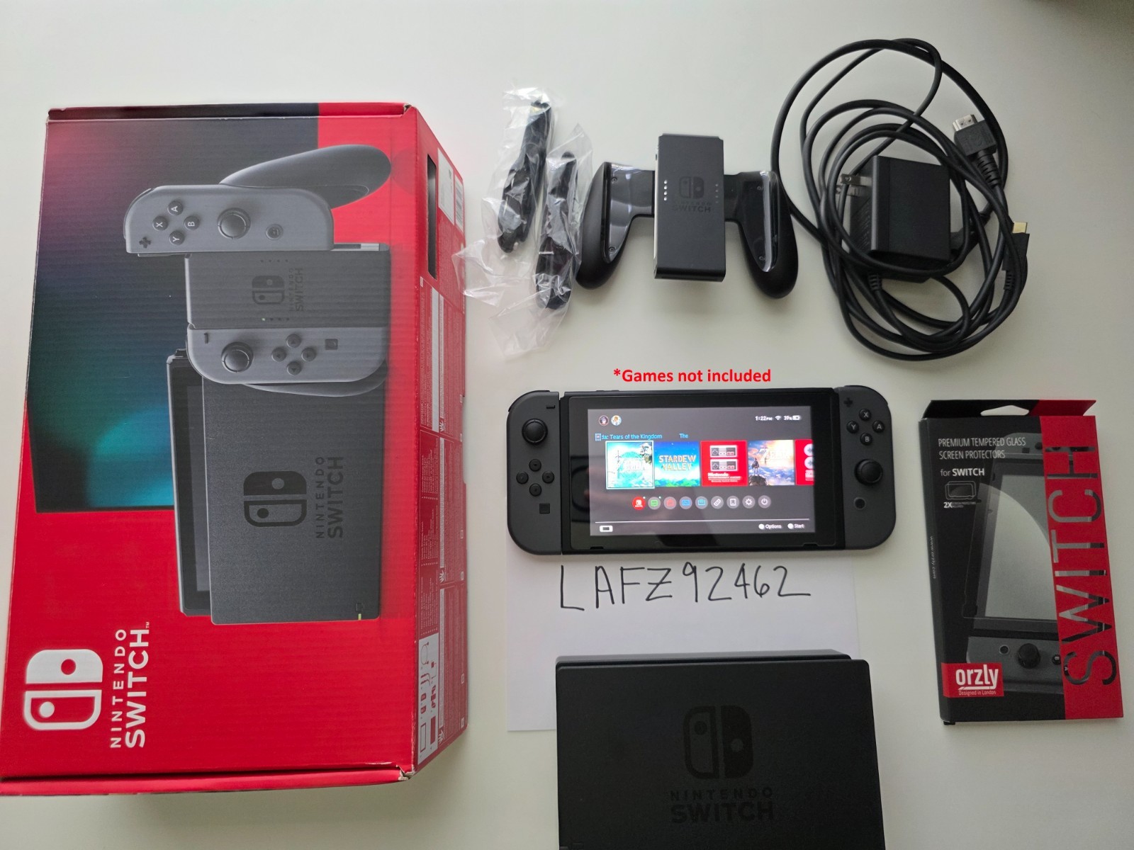 Nintendo Switch HAC-001(-01) 32GB Console with Gray Joy‑Con (Adult Owned)