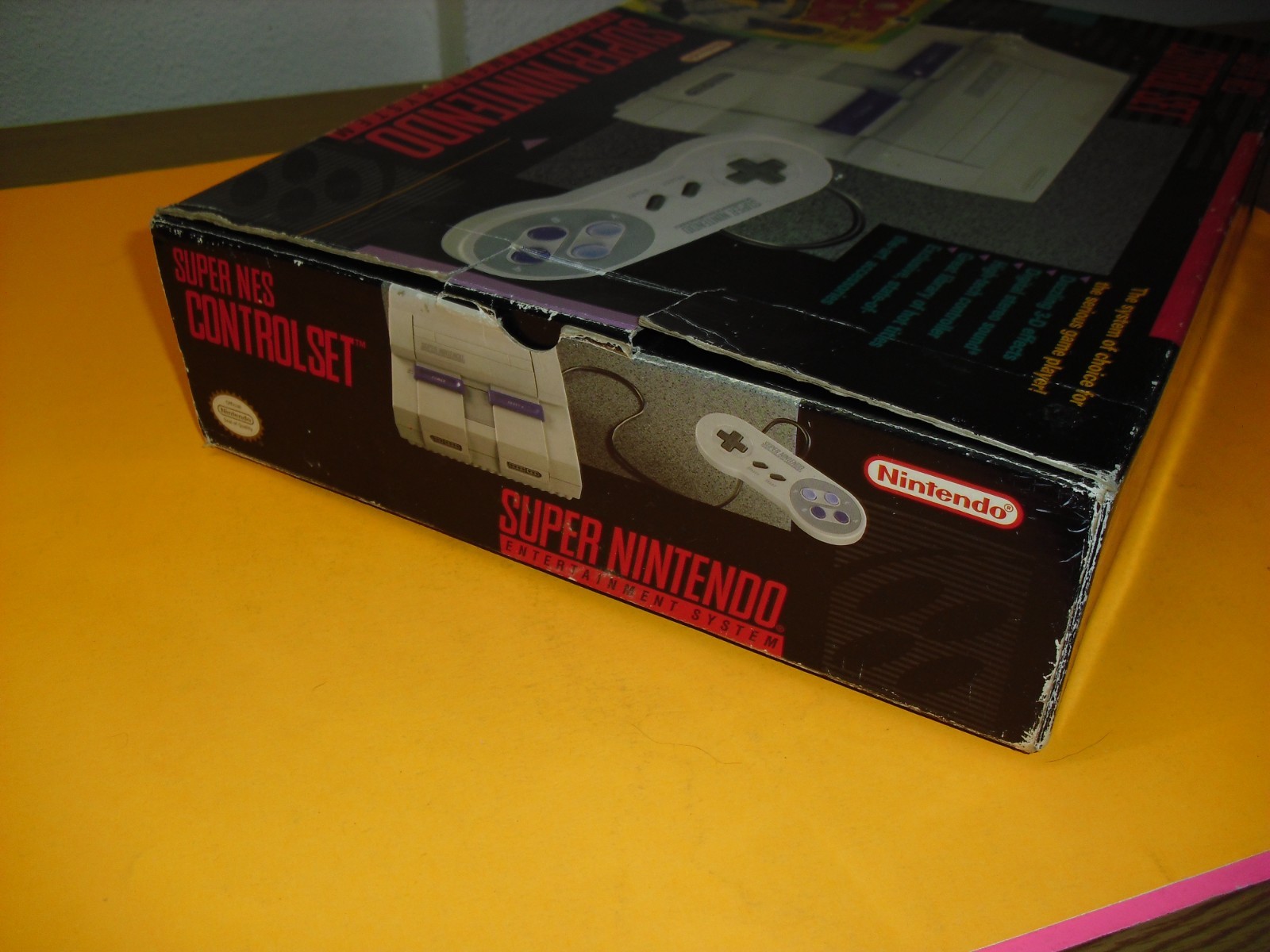 SNES Control Set Home Run Bundle w/o Ken Griffey game complete in box system!