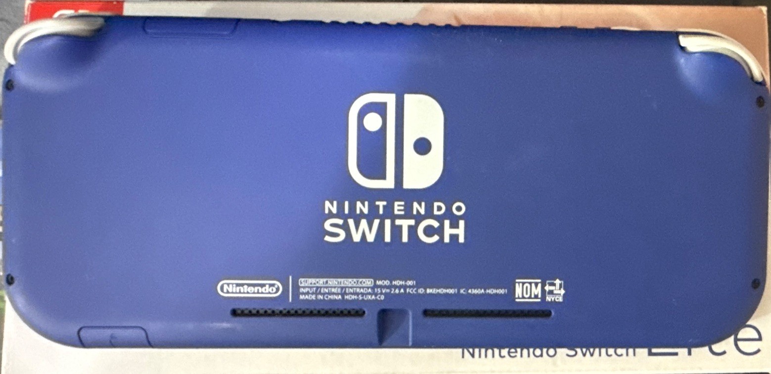 Nintendo Switch Lite Blue Handheld Console 32GB 720p Wi-Fi Region