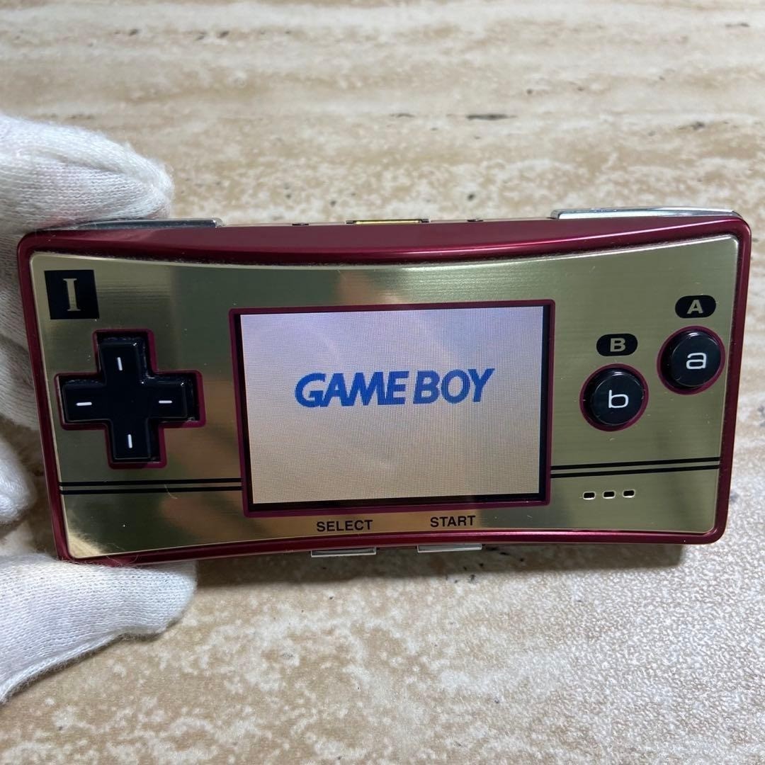 Nintendo Game Boy Micro Famicom Version Console Charger Included Tested 6995