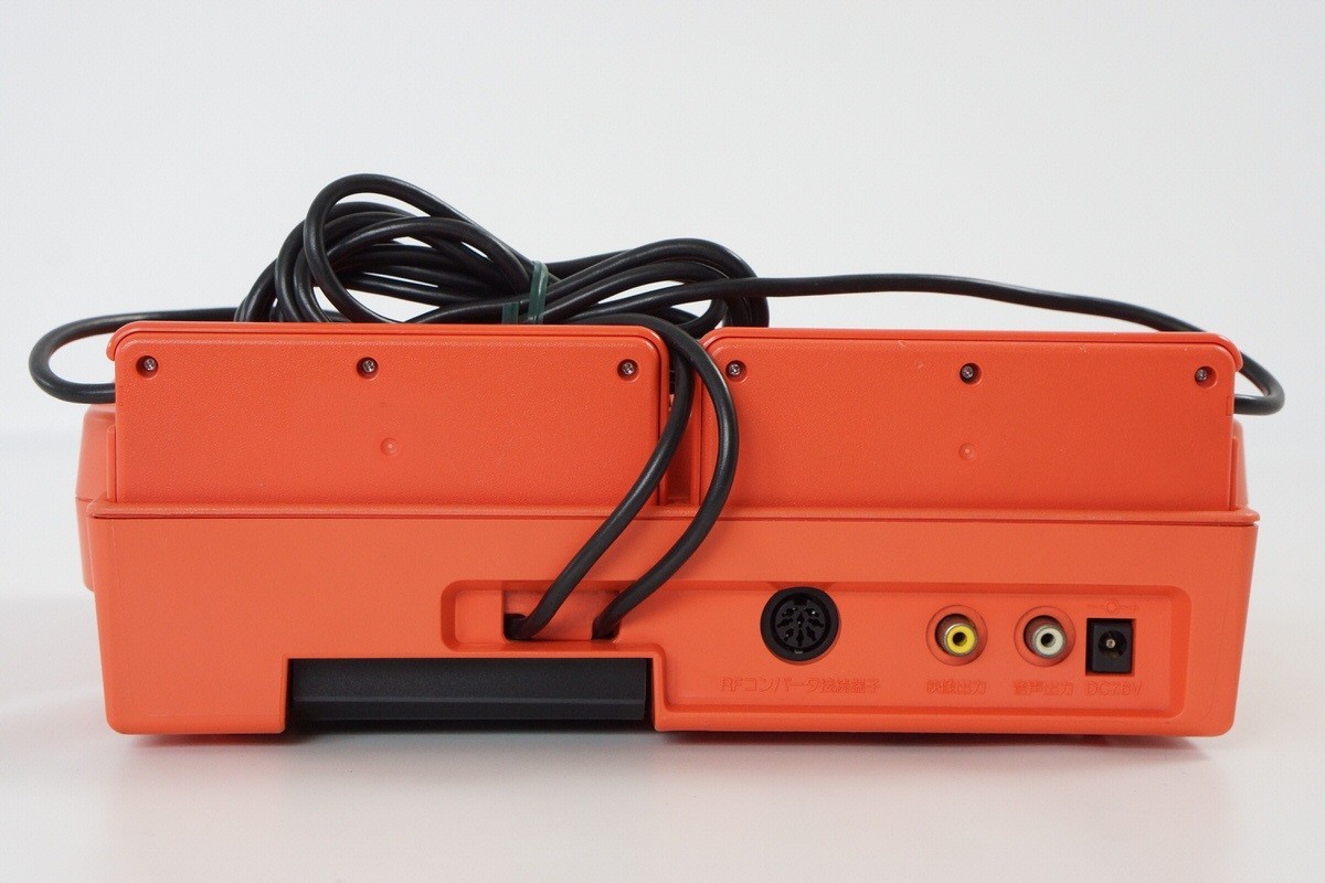 TWIN FAMICOM SHARP Console AN505-RD Red Tested System 321324
