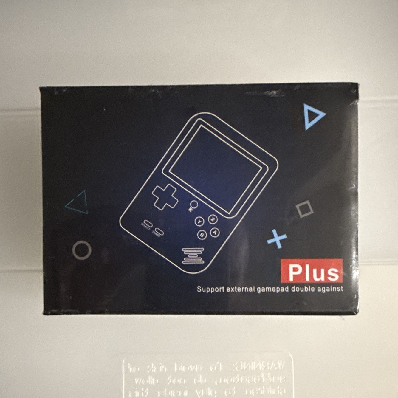 Plus 3.0 in LCD Handheld Game System, Backlit Screen, TV Out, Black