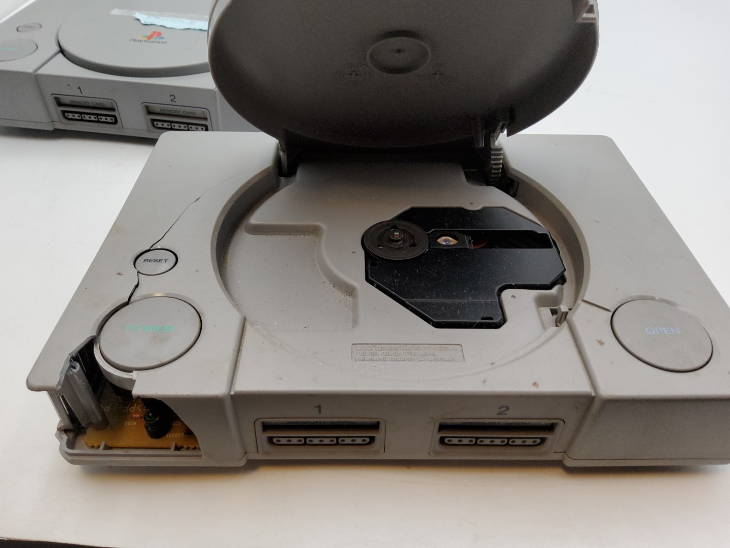 Sony PlayStation 1 Game Console 2 Console Lot FOR PARTS – Controller Included