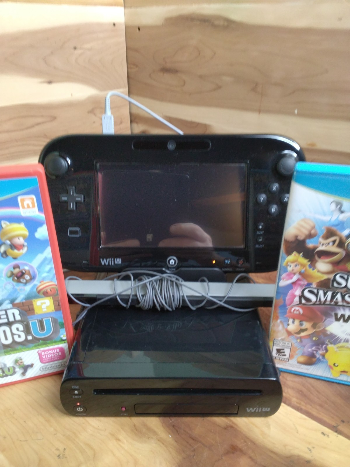 Nintendo Wii U Console With Wii U Tablet Control Smash Bros An Super Mario …