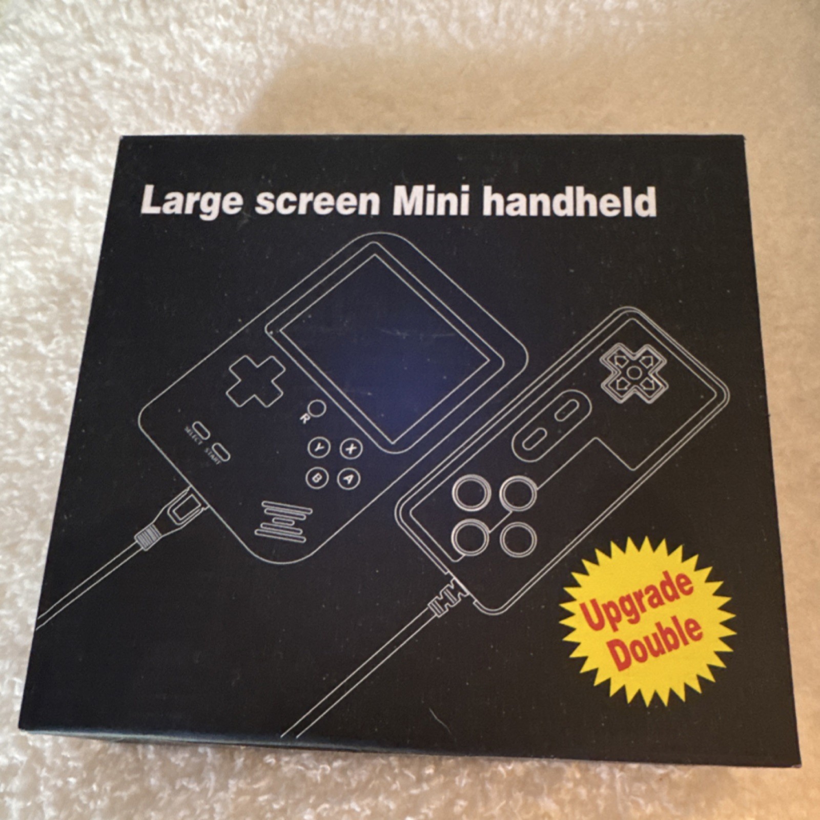 Retro FC Handheld Game Console Blue, Composite RCA, USB, Backlit Screen