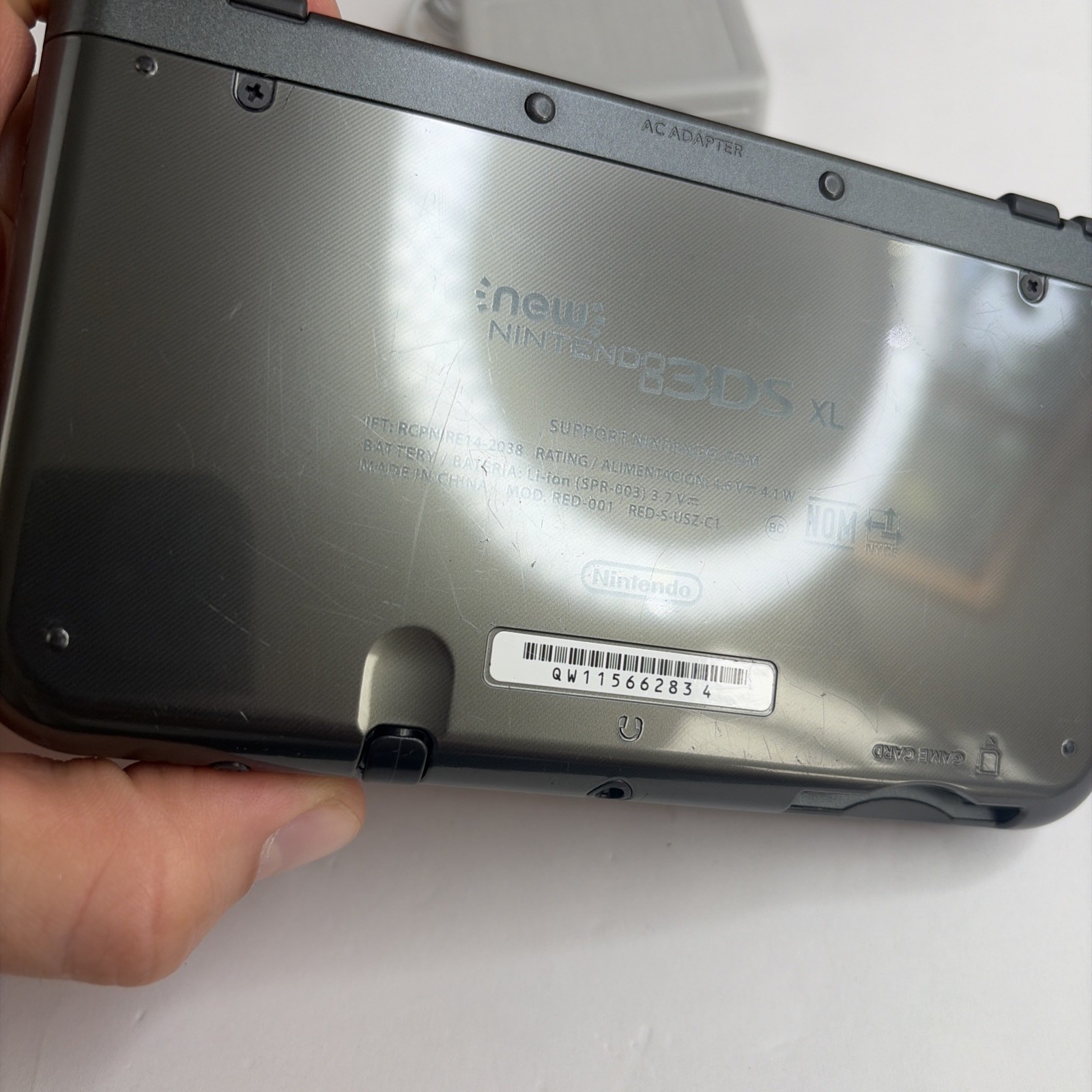 New Nintendo 3DS XL Gray Black Console, Charger Stylus Top IPS US Version