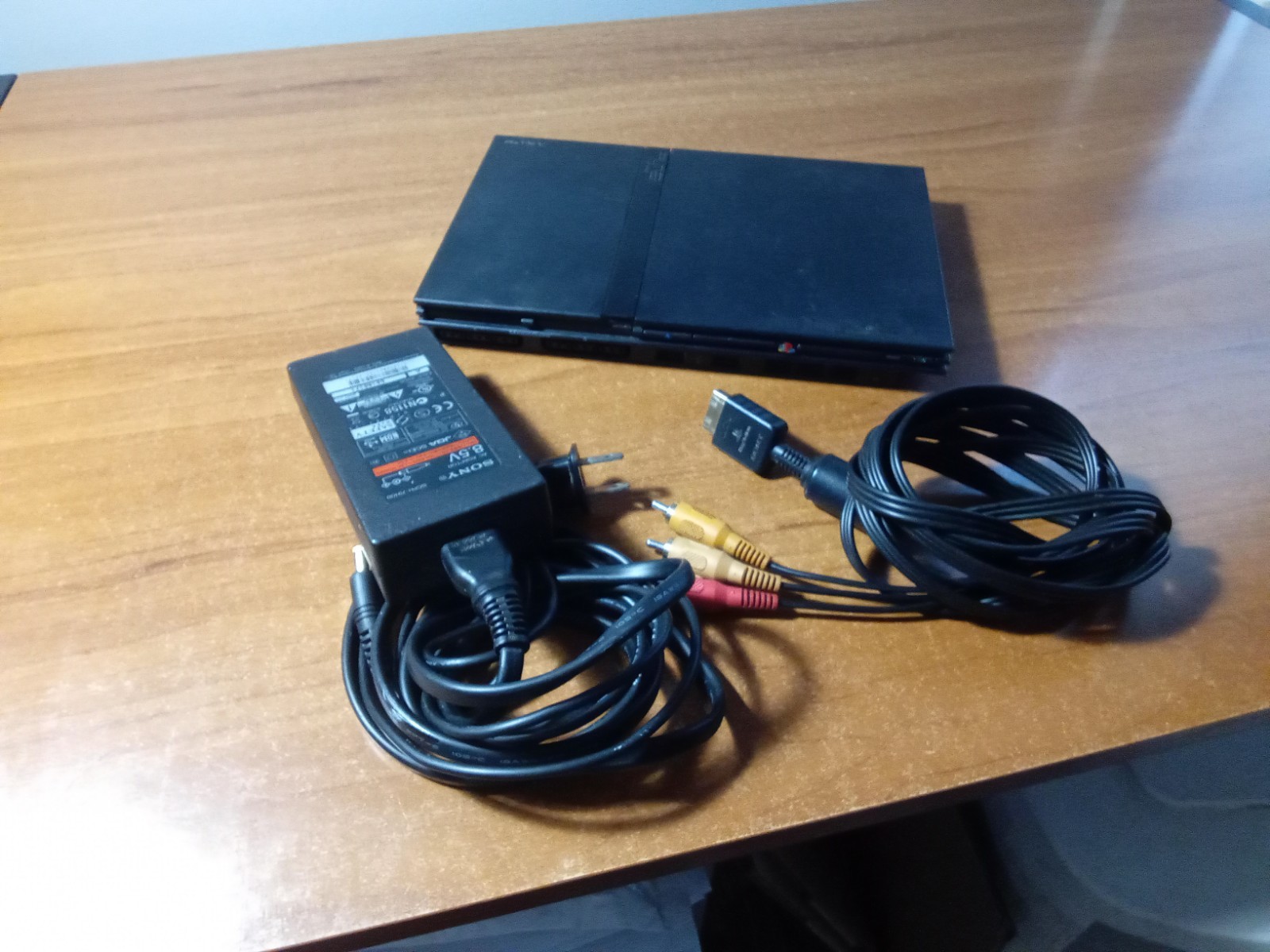 Sony PlayStation 2 Slim PS2 Console + Cables Bundle *TESTED*