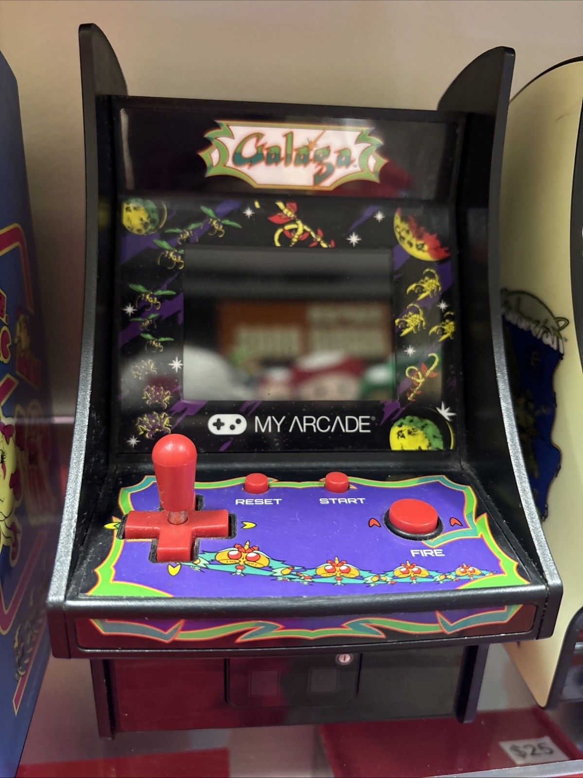 Galaga Mini My Arcade Cabinet Game Machine Retro Micro Player Tested Working