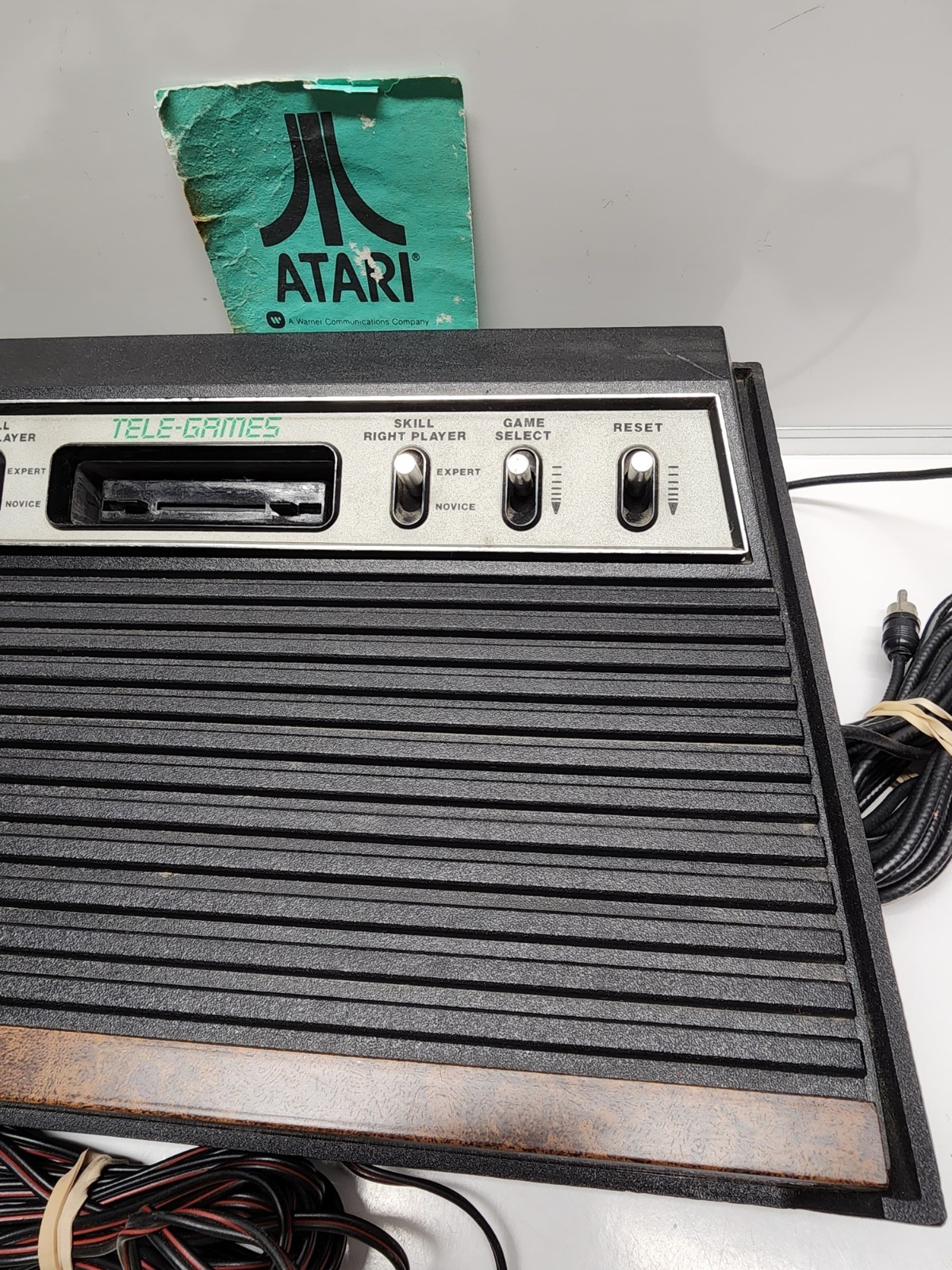 Atari 2600 Game Console Joystick & Games Lot UNTESTED AS-IS