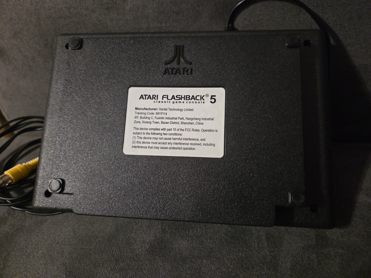 Atari Flashback 5 Classic Game Console Only No power Cable