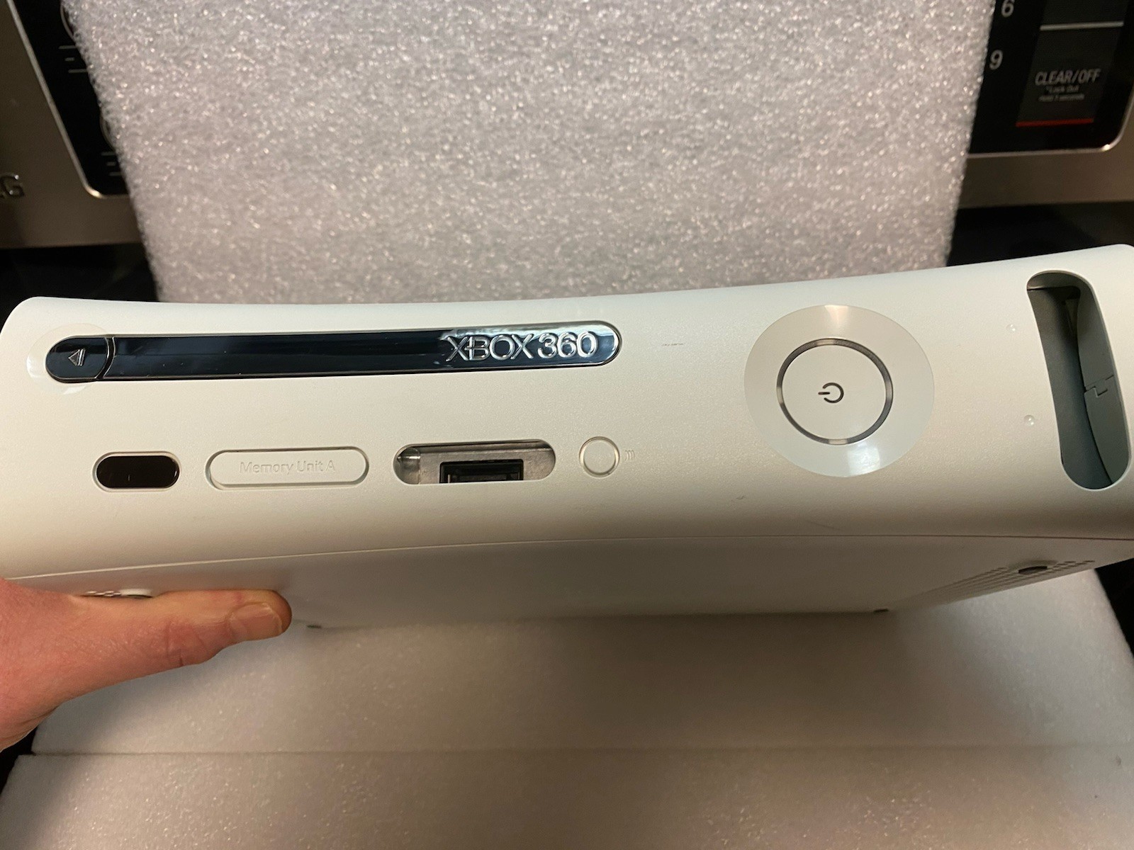 Microsoft Xbox 360 Console + Audio/Video Cord Included – Untested Power – Clean