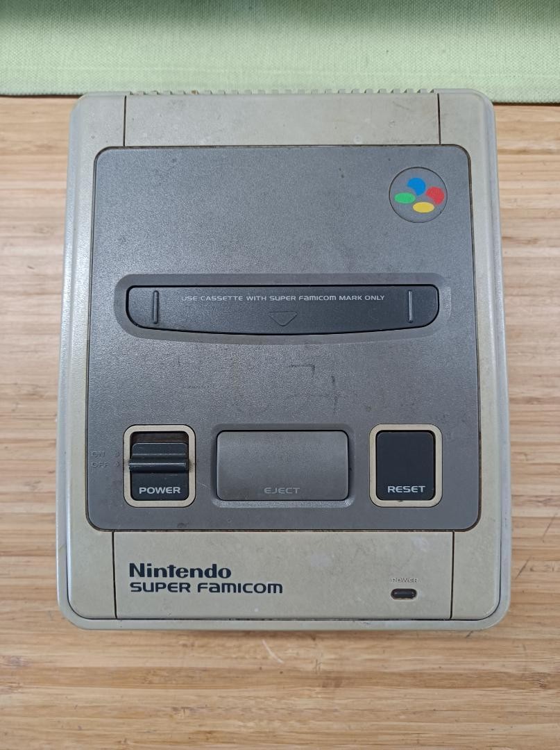 Nintendo Satellaview Console SHVC-032 SNES with RS-X & Memory & 28 Games 1803-4