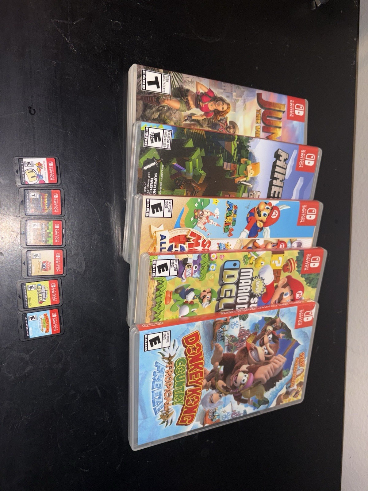 Includes Nintendo, Nintendo Controller Holder, Charger, Tv Adapter, And 6 Games