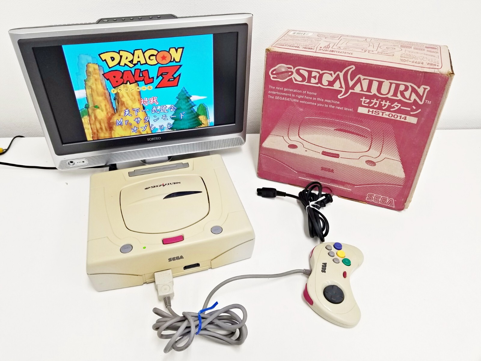 Sega Saturn White Console Boxed Japan 444 1 Week to USA