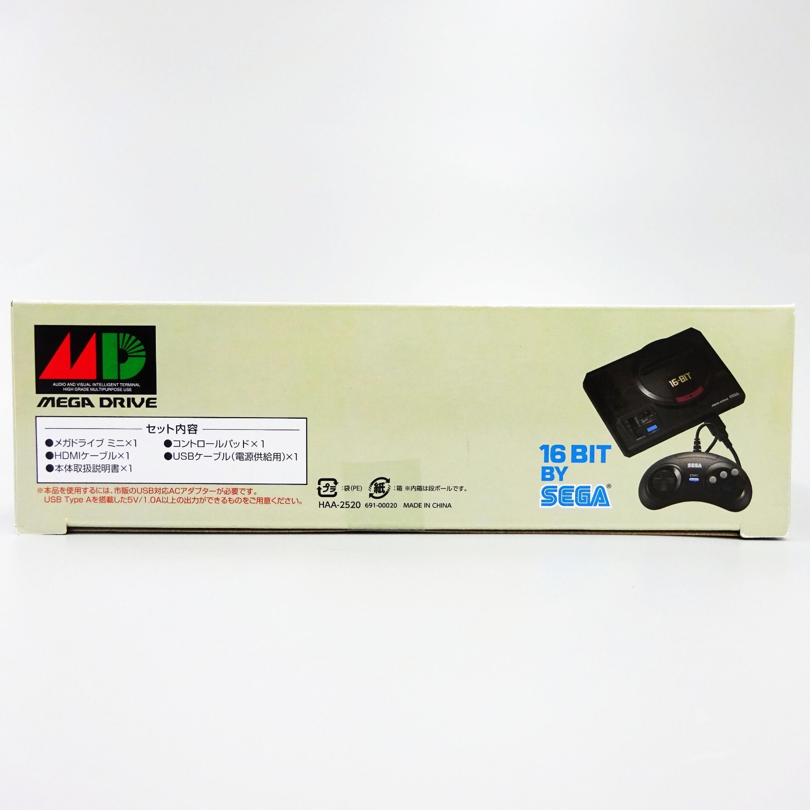 SEGA Mega Drive Mini JP Ver Controller 1 Set 16 bit Vintage Game Japan