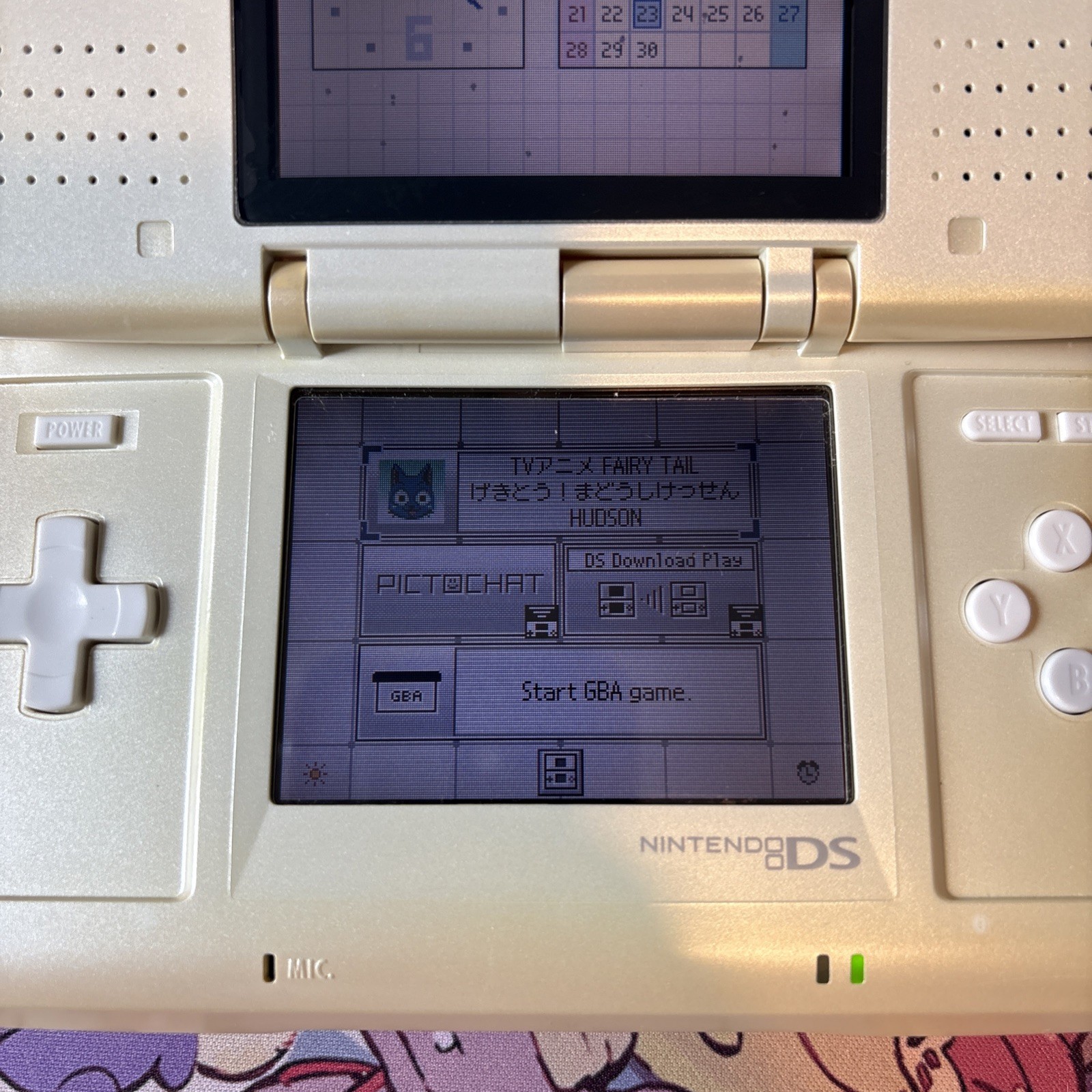 Nintendo DS Original NTR-001 (JPN) Console – Off White (2) – Tested Works