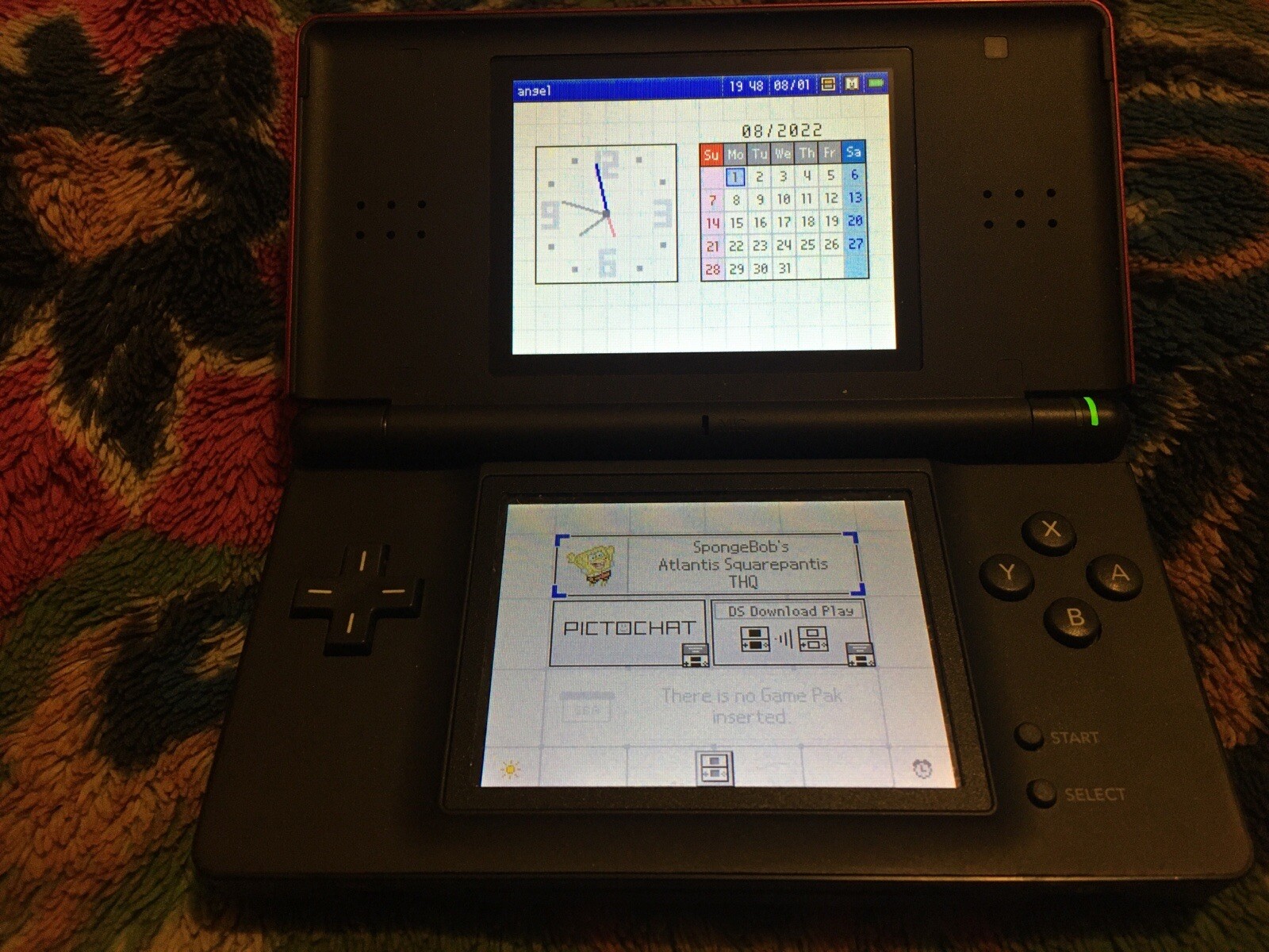Nintendo DS Lite Handheld Console – Onyx Black Please Read Description