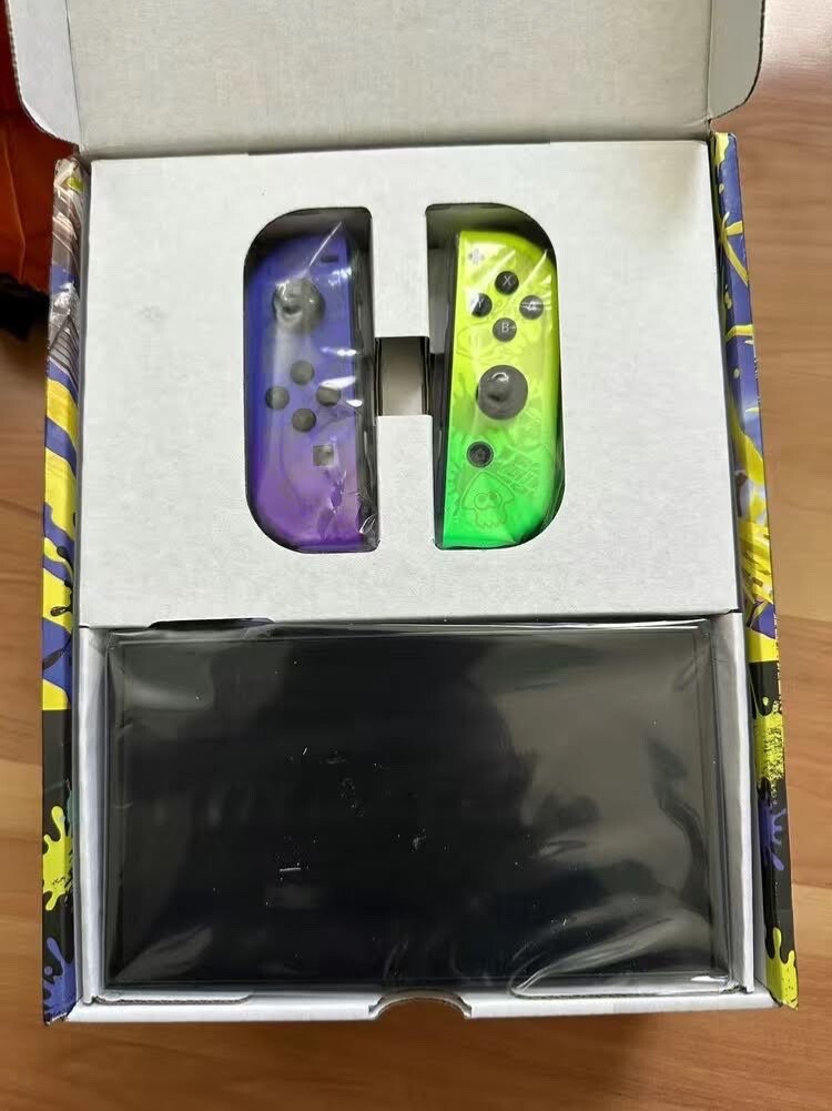Nintendo Switch (OLED Model) HEG-001 Splatoon 3 Edition Video Game Console -…
