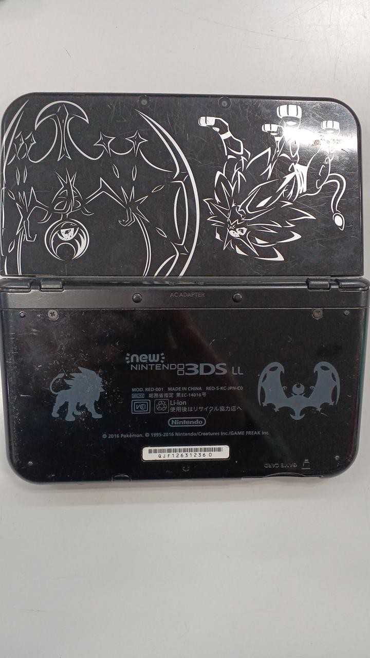 New Nintendo 3DS LL Model Number RED 001 Solgaleo Lunala NINTENDO Nintendo