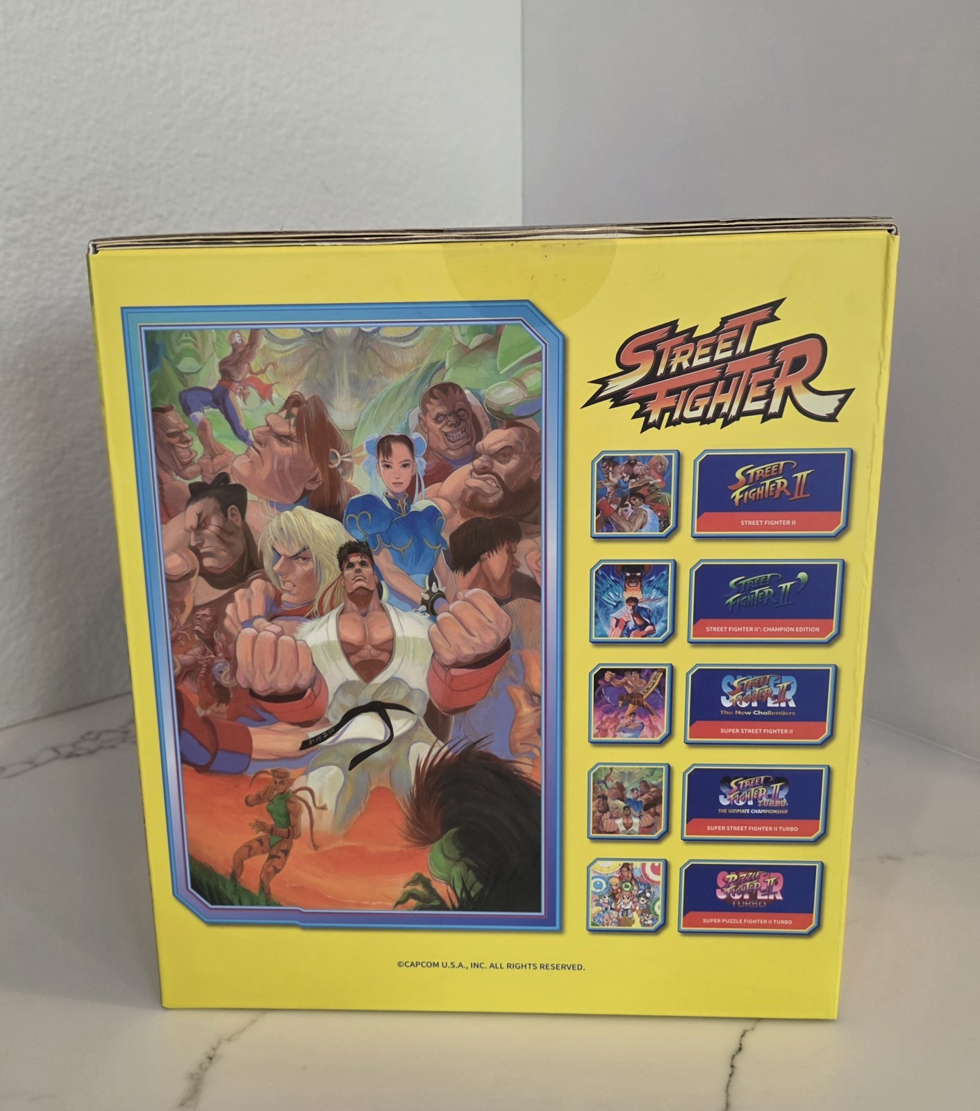 New CAPCOM TRON RETRO STATION Game Console 5 Mega Man And 5 Street Fighters