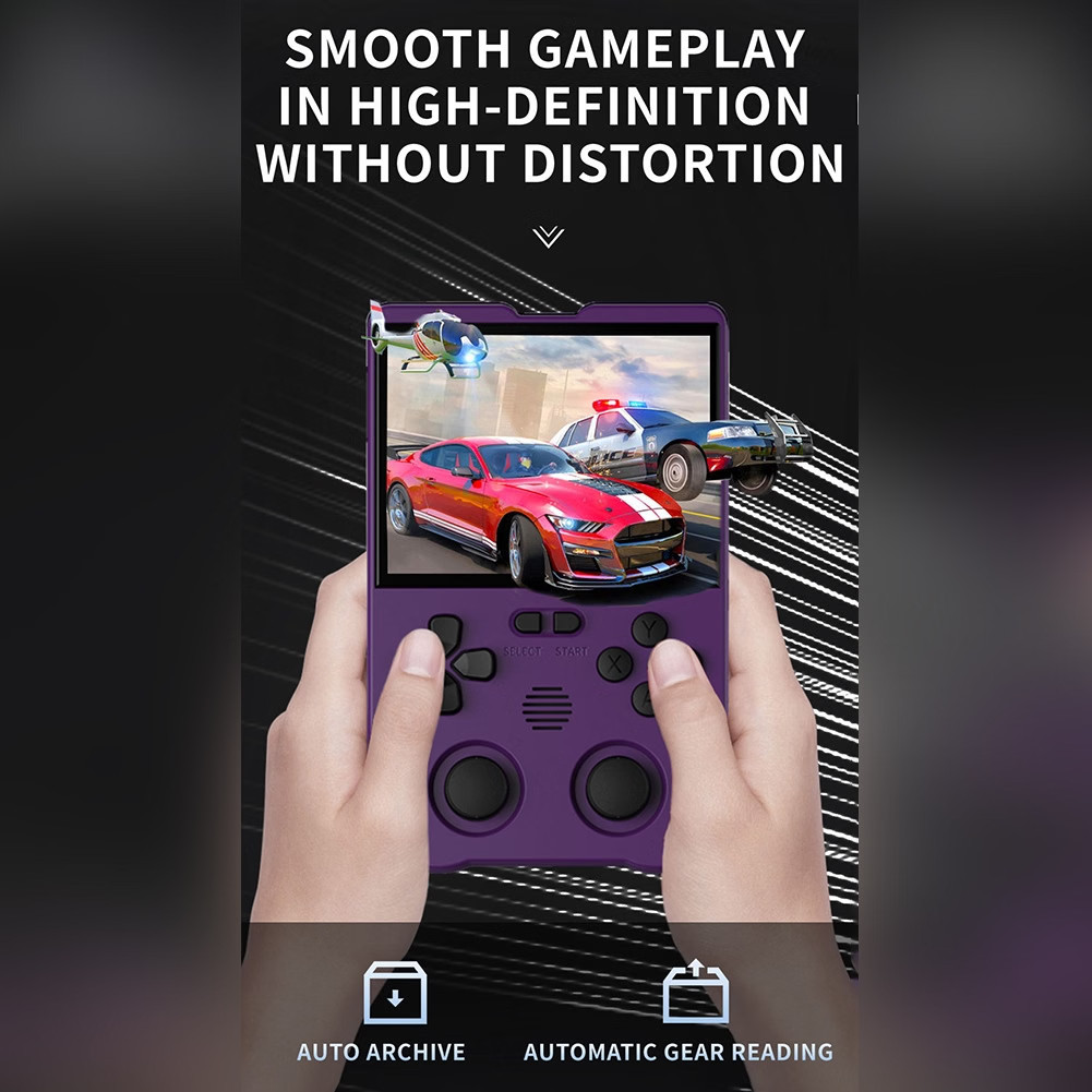 XU10 Retro Handheld Mini Game Console with 3000mAh Rechargeable Battery 3.5-Inch