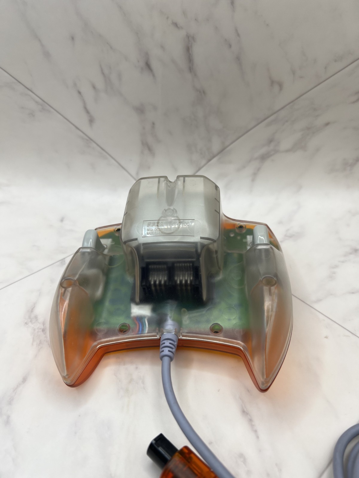 Sega Dreamcast Clear Orange Skeleton Console VA0 Japan – New Battery & Fuse – JP