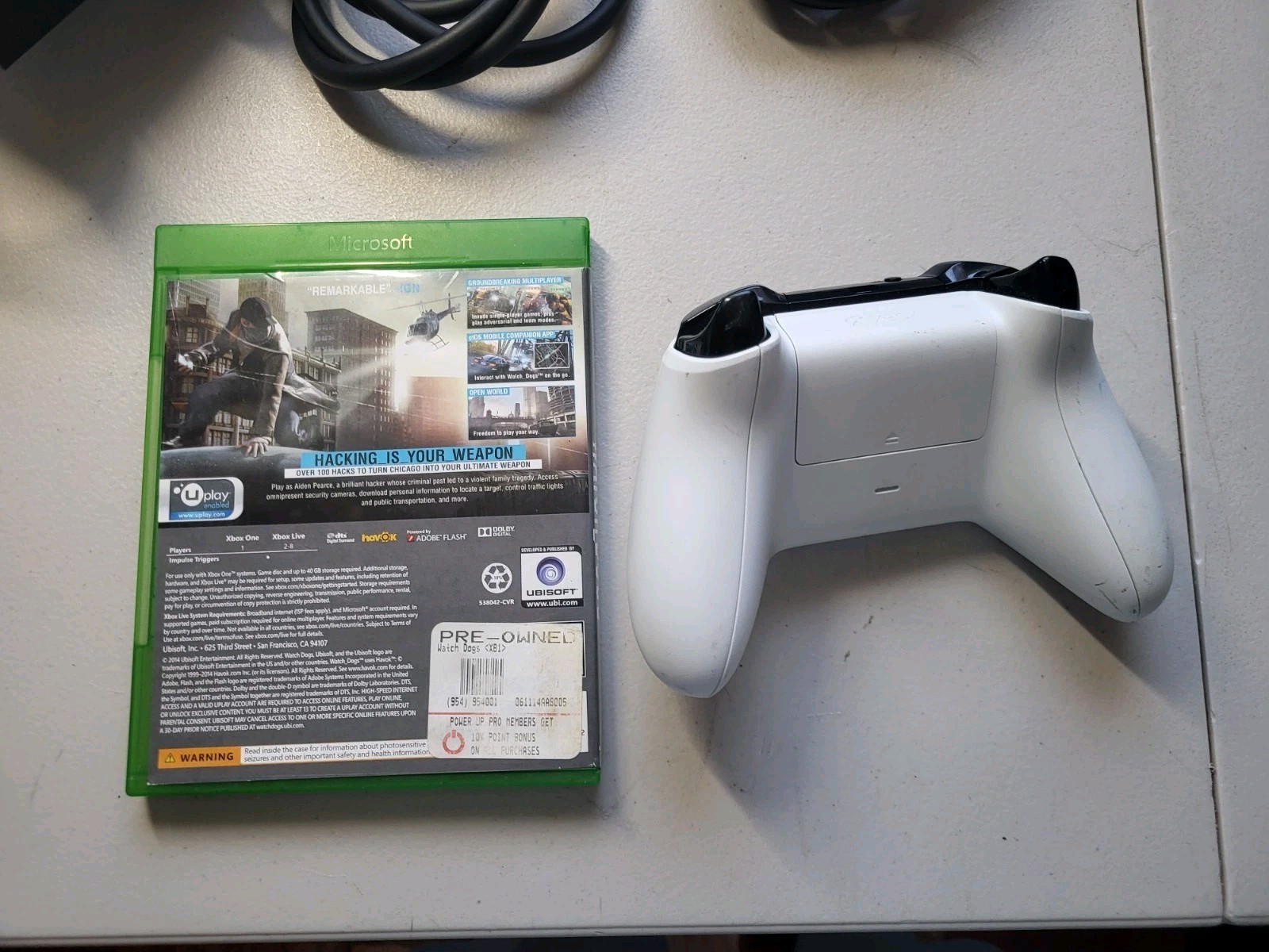 Microsoft Xbox One Console Bundle (1540) Controller Cords – Tested & Working