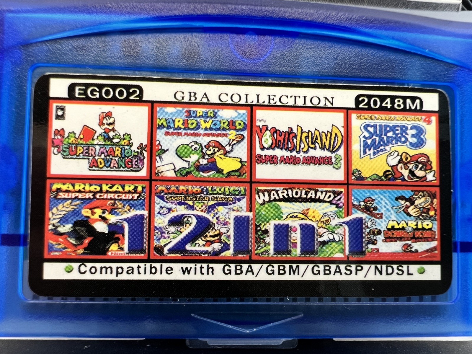 Nintendo Game Boy Advance – IPS Backlit V5 LCD + Mario Golf & 26 Emulated Games