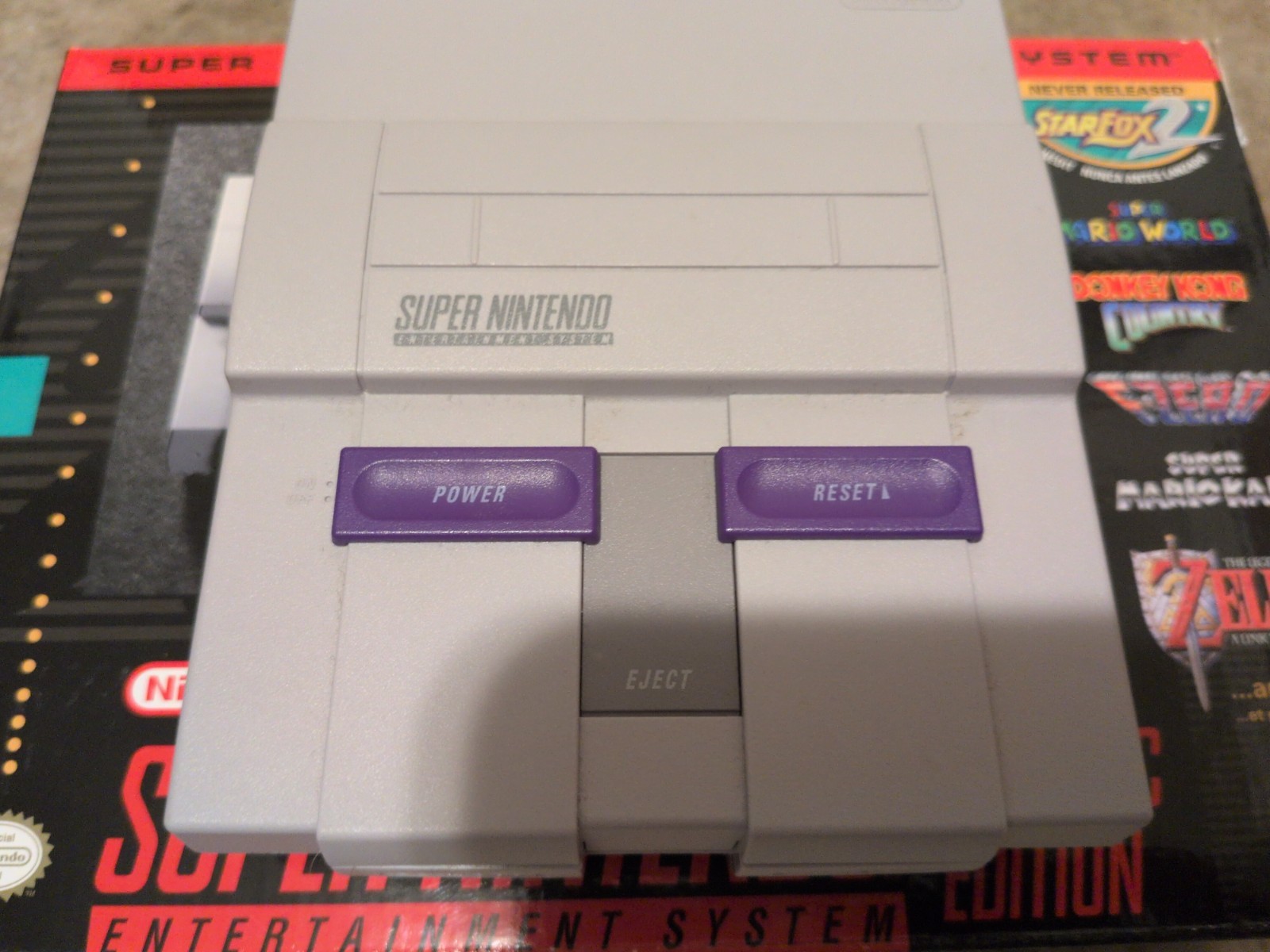 Super Nintendo Classic Mini console Entertainment System 21 Games Preloaded