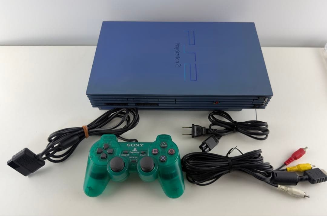 Sony PS2 Console SCPH-39000 TB Toys Blue Toys R Us Limited Edition Color Tested