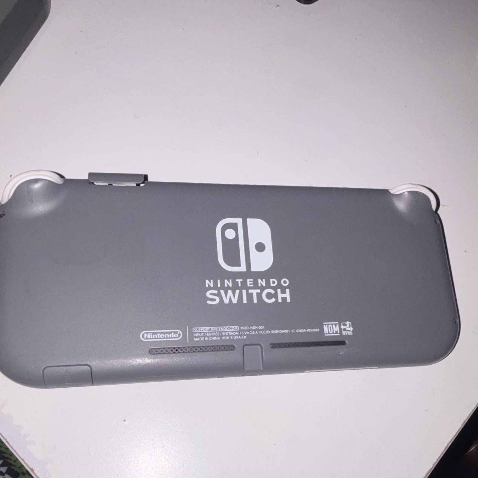 Nintendo Switch Lite Gray Handheld System 32GB 720p Wi‑Fi USB-C Region Free
