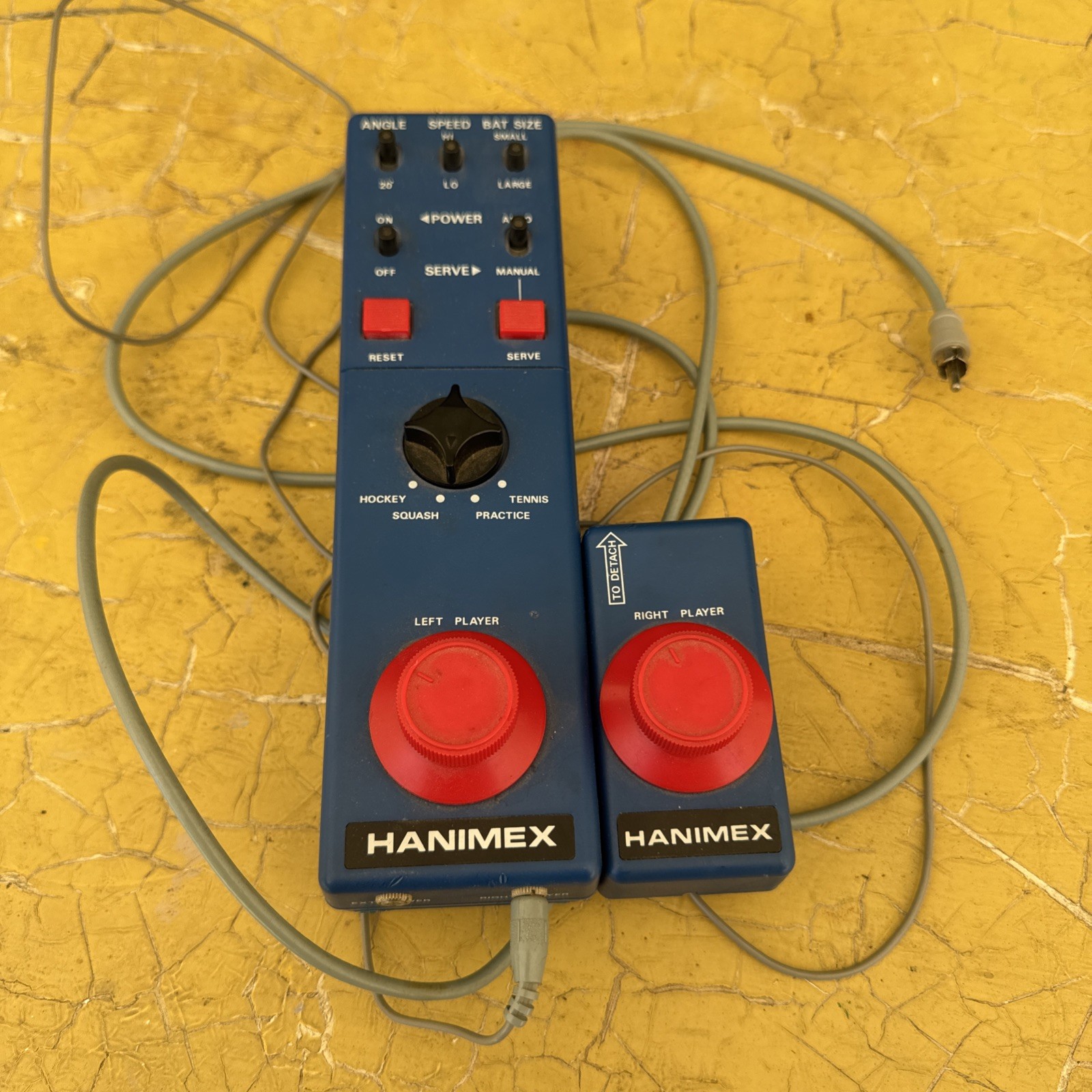 CIB Tested Works Vintage HANIMEX 666S Pong TV Tennis Video Game System Retro
